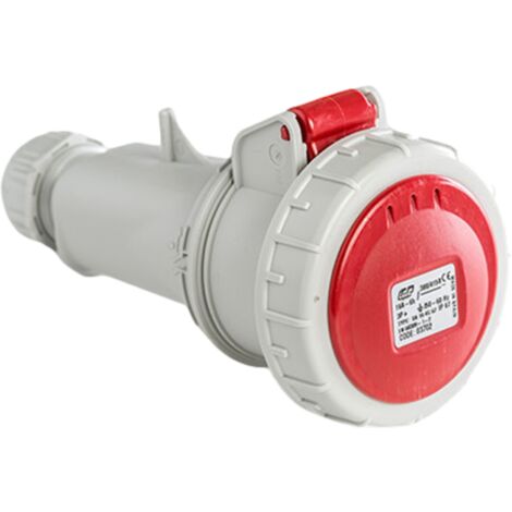 Fiche Femelle Triphasé 16a 3p+t 380v - 4 Broches - étanche Ip67 - Ide