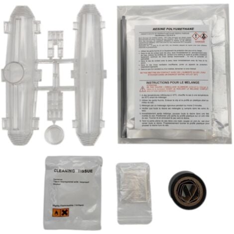 Boitier Résine De Jonction Droite - Kit Pour Câble Basse Tension Jusqu'à 4x10mm²