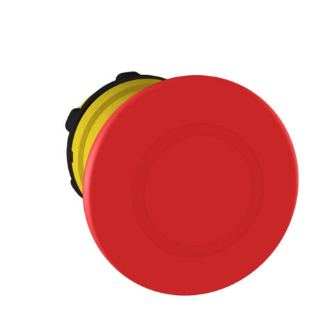 Harmony XB5 - tête bouton arrêt urgence - Ø40 - pousser tirer - rouge (1/4)