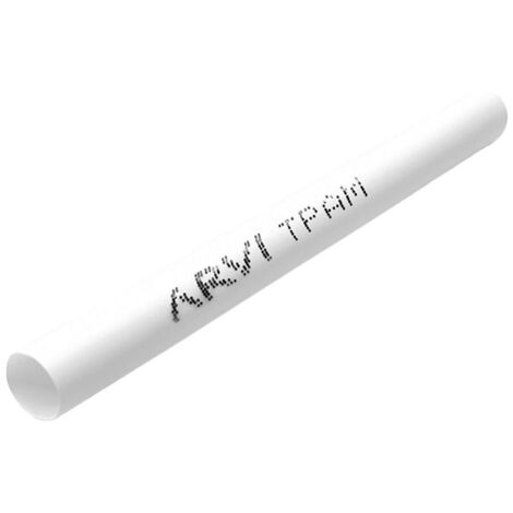 Gaine Thermorétractable Blanche - 18/9mm - Longueur 1m - Restreint 2:1 - Paroi Fine - Arvi Tpam-18.0-br (1/2)