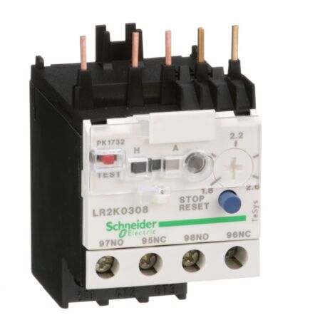 Relais de protection thermique moteur 1,8 à 2,6 A classe 10A - LR2K0308 (1/5)