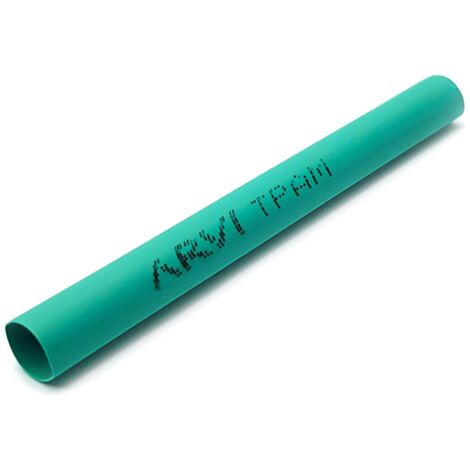 Gaine Thermorétractable - 3/1,5mm - Vert - Longueur 1m - Restreint 2:1 - Paroi Fine - Arvi Tpam-3.0-ve (1/2)