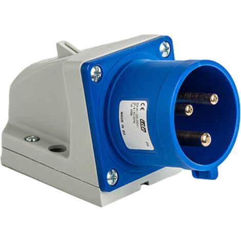 Socle Male 32a 2p+t 220v - étanche Ip44 - Ide