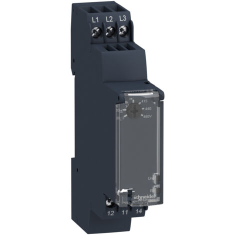Rm17tt00 Schneider - Relais Ordre Et Absence De Phase, 208 à 480vac - Zelio Control (1/2)