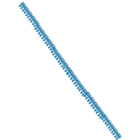 038226 Legrand - Boite De 1200 Repères Cab 3 Pour Fils 1,5mm² à 2,5mm² - Marquage Chiffre 6 Bleu (1/4)