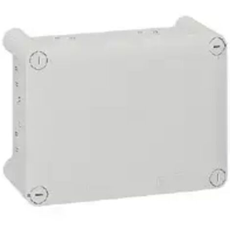 Legrand – Boîte de dérivation étanche IP55 24 entrées pour presse-étoupe – Dimensions 220x170x86mm – Rectangulaire – Couverture 1/4 de tour