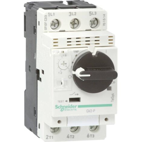 Disjoncteur moteur GV2-RT Schneider 1-1,6A 3P triphasé - GV2RT06 Disjoncteur moteur GV2-RT Schneider 1-1,6A 3P triphasé - GV2RT06