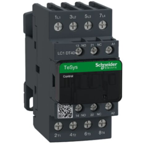 TeSys LC1D contacteur 4P AC-1 440V 40A bobine 230Vca SCHNEIDER LC1DT40P7 (1/8)