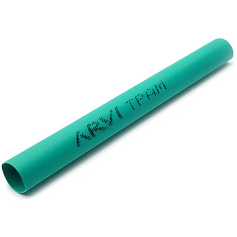 Gaine Thermorétractable - 14/7mm - Vert - Longueur 1m - Restreint 2:1 - Paroi Fine - Arvi Tpam-14.0-ve (1/2)