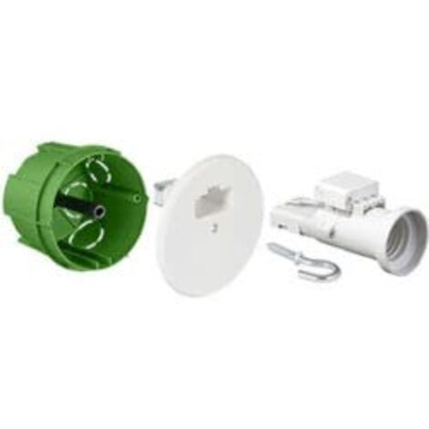 53111 Eur'ohm Xl Tradi Point De Centre Dcl à Sceller D65 P40mm + Fiche/douille Dcl E27