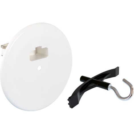 Eur Ohm – Boîte d'encastrement DCL Ø120mm – Kit couvercles XL Air'métic – Fixation luminaire + piton 60mm – Pour espaces confinés