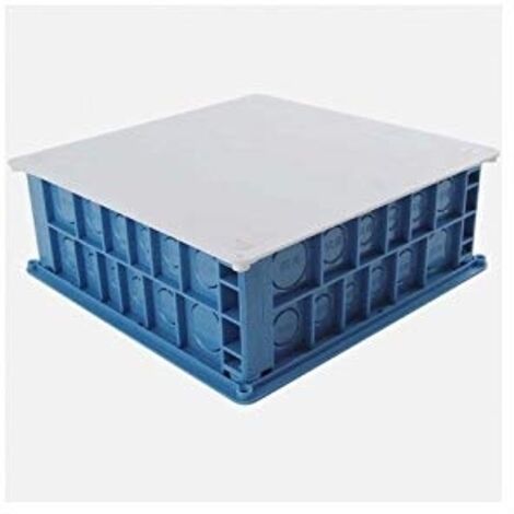 Eur Ohm – Boîte de dérivation pour combles 200x200x96mm – 44 entrées automatiques – Couvercle blanc RAL 9010 anti-UV – EUR51009