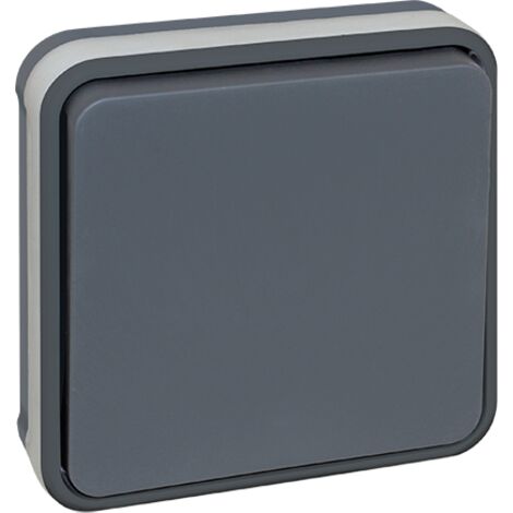 Bouton poussoir étanche - Complet - Encastré - Gris - 60883 - Oxxo - Eur'Ohm