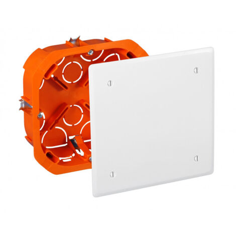 Boite de dérivation encastrable - pour cloisons sèches - 100x100 x40mm - 51002 - Eurohm