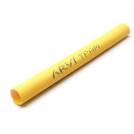 Gaine Thermorétractable - 40/20mm - Jaune - Longueur 1m - Restreint 2:1 - Paroi Fine - Arvi Tpam-40.0-am (1/2)