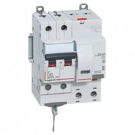 Legrand 411162 Disjoncteur différentiel 2P 40A courbe C