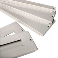 IDE – Plastron modulaire en plastique pour coffret électrique Atlantic – Largeur 24 modules – Hauteur 150mm – Version percée ou pleine