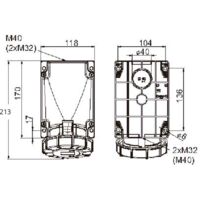 Socle de prise triphasé 63A 380V avec fil pilote 3P+T – Étanchéité IP67 pour chantiers humides – Compatible avec prises mâles 63A/125A