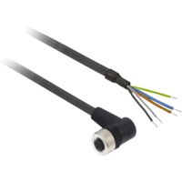 Xzcp1264l10 Schneider Osisense Xz - Connecteur Pré-câblé - Coudé Femelle - M12 - 5 Broches