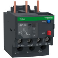 Lrd02 Schneider - Relais De Protection Thermique Moteur 0,16 à 0,25a Tesys Lrd Pr Contacteur Lc1d09 à Lc1d38