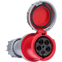 IDE – Fiche femelle tétrapolaire 125A 3P+N+T – Étanchéité IP67 – Raccordement par borne à vis – Compatible 380V