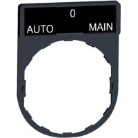 porte étiquette - standard - 30 x 40 - etiquette 8 x 27 - auto-o-main - schneider zby2185