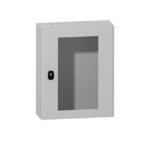 Nsys3dm5415t Coffret Métallique étanche Ip66 - 500x400x150 - Porte Vitrée - Spacial S3d - Schneider Electric
