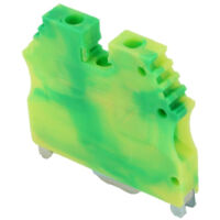 Borne de jonction Vert Jaune de mise à la terre ER2.5 ou ER4 0,5 à 6mm² - Connexion à vis