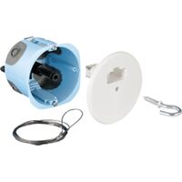 Boite centre cloisons sèches d67 AIR'm. fix.+fil.2m Arrimage intégré dans la boite EUR'OHM 53081