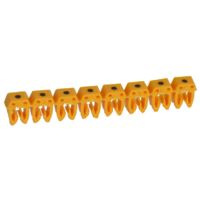 repère pour fil de 4 à 6 mm2 - signe - couleur jaune - legrand cab 3