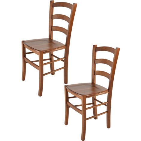 Tommychairs Set 2 Sillas Venice en haya nuez claro (1/5)
