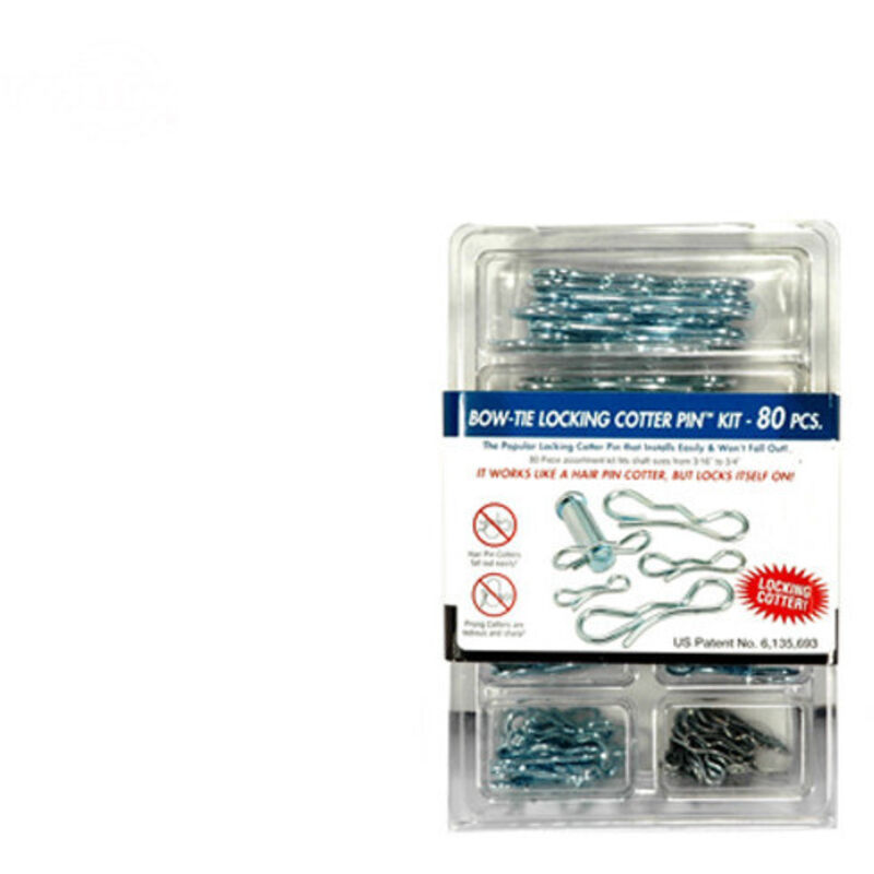 Assortiment De 60 Goupilles De Verrouillage ALKAN – Acier Galvanisé, Finition Brillante