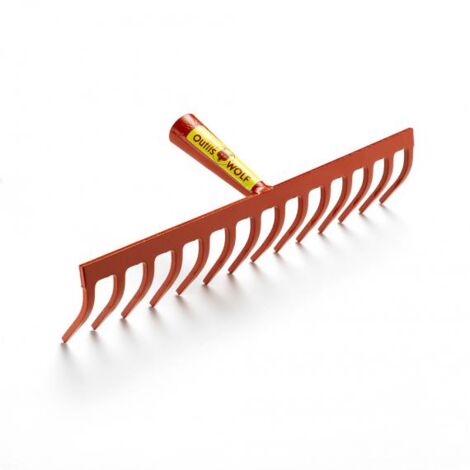 Trade Shop - Rastrello In Metallo 12 Denti 13x30x37cm Lavori Di Giardinaggio Pulizia Prato 85894267