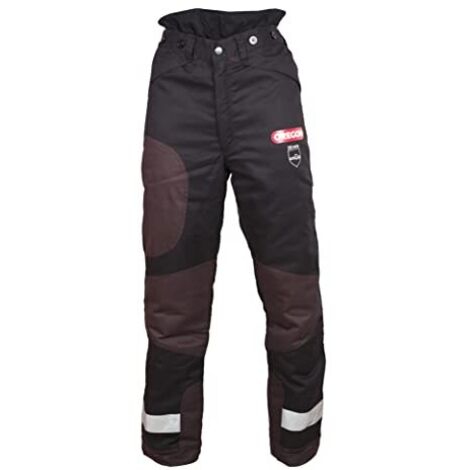 Oregon Yukon Pantaloni Protettivi per Motosega, Protezione di Tipo A, Classe 1 (20 m / s), Colore Nero, Taglia XXXL (EU 62-64) (1/4)