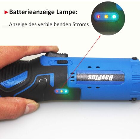 Clé à Chocs Sans Fil 12V - Couple 40Nm, Vitesse 2300 Tr/min, 7 Douilles Incluses, Lumière LED | Pour Bricolage, Mécanique Auto, Montage Meuble