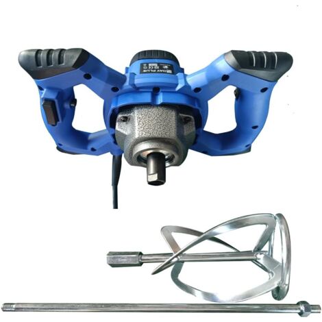 Malaxeur électrique 2600W – Réglable 6 vitesses – Agitateur M14 pour béton, plâtre, mortier, colle – Poignée ergonomique antidérapante