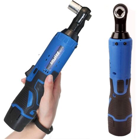 Clé à Chocs électrique Sans Fil Autojare 12V – 60 N.m, 3/8 Pouce, Tête Flexible, 2 Batteries Li-Ion