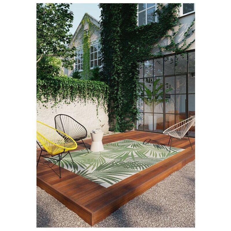 Tapis De Sol Extérieur 2x2 M - Imperméable Et Antidérapant - Pour Jardin, Piscine, Spa, Cour