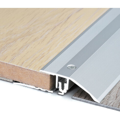Décoweb – Barre de seuil alu incolore 90 cm – Rattrapage de niveau 7-15 mm – Installation par vissage – Alliage 6060-T5 traité thermiquement
