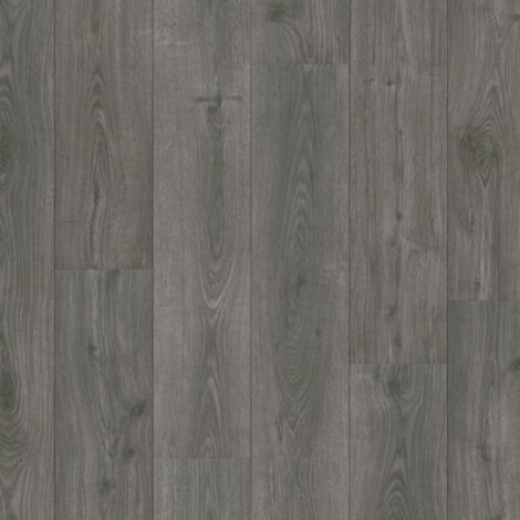 Décoweb – Parquet stratifié chêne naturel coal – Clic 5G – 2,131 m² – Résistant aux pièces humides – Pose flottante facile (1/5)