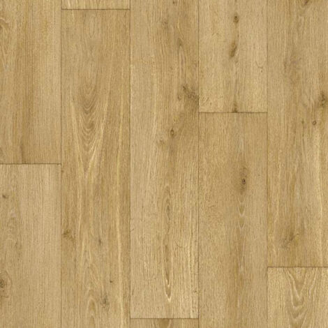 Sol vinyle effet parquet brillant bois naturel - Rouleau de 3m x 9m