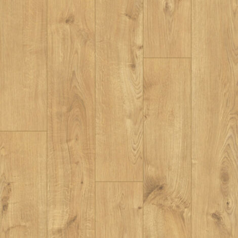 Décoweb – Parquet stratifié chêne imitation bois 8mm – Pose flottante clic SmartConnect – 2,26 m² – Antibactérien – Garantie 25 ans (1/5)