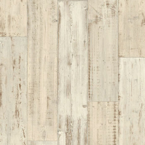 Sol Vinyle - Imitation parquet bois peint vieilli - Rouleau de 2m x 16m