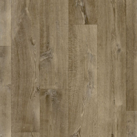 Sol PVC textile Aspect parquet chêne brun - Rouleau de 4m x 5m (1/5)