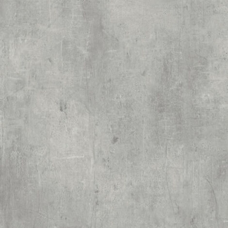 Sol PVC Textile Aspect béton griffé gris clair - Rouleau de 2m x 2m (1/5)