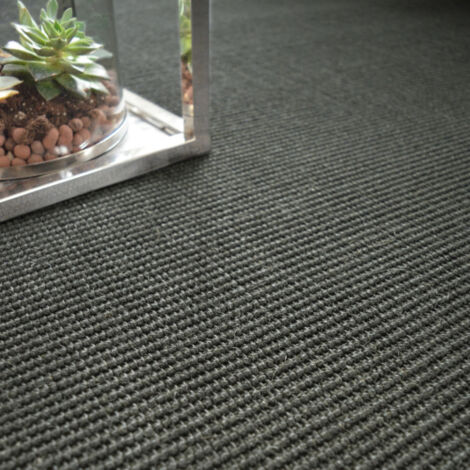 Sisal Yucatan - Noir - Rouleau de 4m x 12m