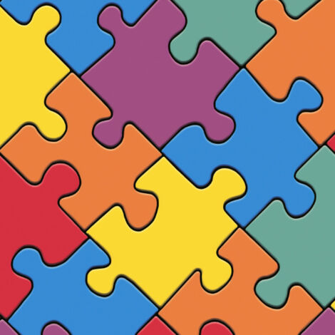 Sol Vinyle Style - Motif Puzzle - Rouleau de 2m x 8m (1/5)