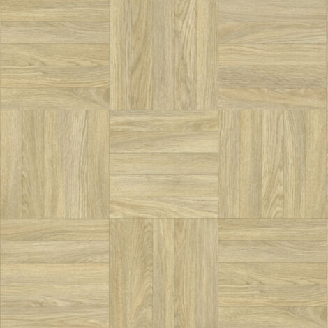 Sol Vinyle Parquet Mosaïque - Chêne clair - Rouleau de 2m x 17m