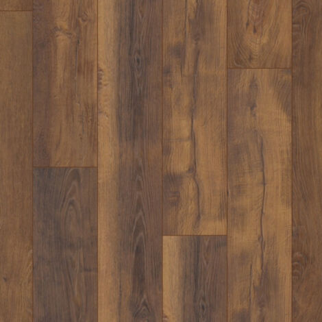 Décoweb – Parquet flottant stratifié 12mm – Compatible pièces humides – Lames larges 128,8 x 19,5 cm – Paquet de 6 lames – 1,507 m²