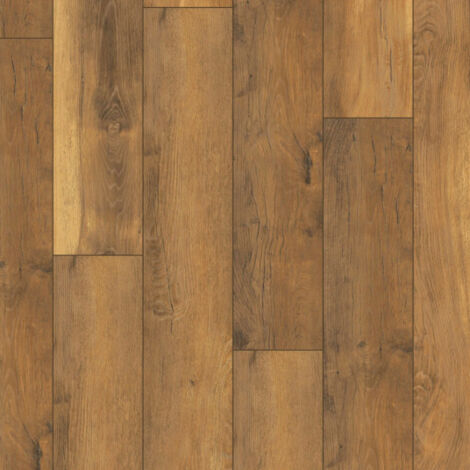 Décoweb – Parquet flottant stratifié 12mm – Compatible pièces humides – Lames larges 128,8 x 19,5 cm – Paquet de 6 lames – 1,507 m²
